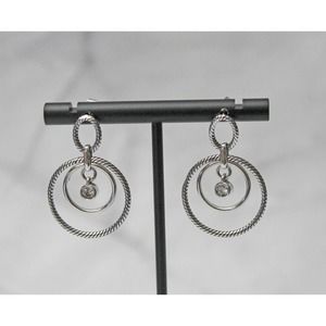 Sterling Silver 925 Circle Earring Posts E62